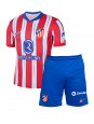 Atletico Madrid Alexander Sorloth #9 Hjemmedraktsett Barn 2024-25 Korte ermer (+ bukser)